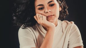 Woman Sitting On Chair