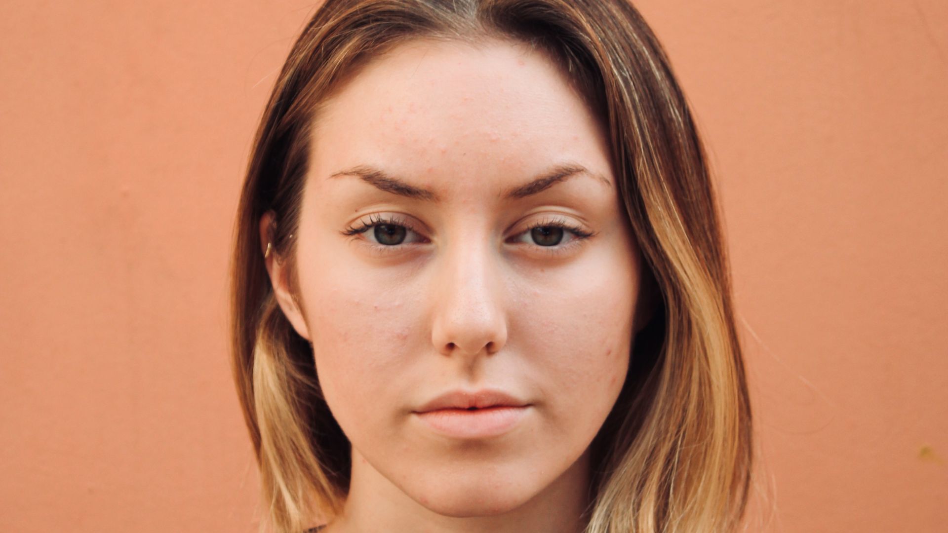 Woman Wearing Black Crew-neck Shirt